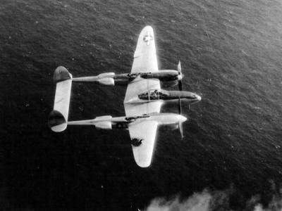 5 January 1945 1Lt Fred Eberle P-38 Lightning named „Ripper” of the 333rd FS 318th Fighter Group