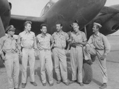 82nd FG aces by P-38G Lightning