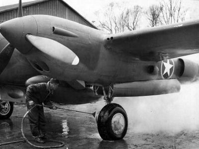 Early P-38 Lightning England