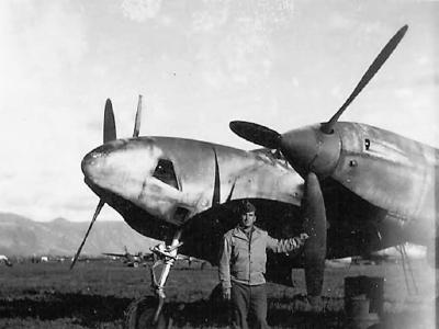 F-5B Recon Plane on Airfield