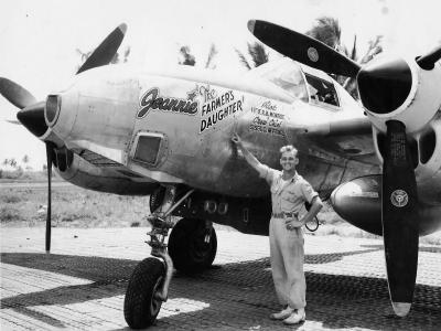 Lockheed F-5F pilot Lt Monroe 1944