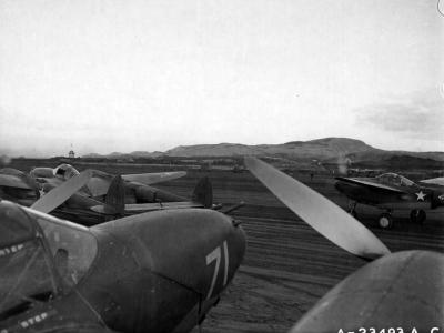P-38E Lightning serial 41-2232 of the 54th FS 343rd Fighter Group Alaska