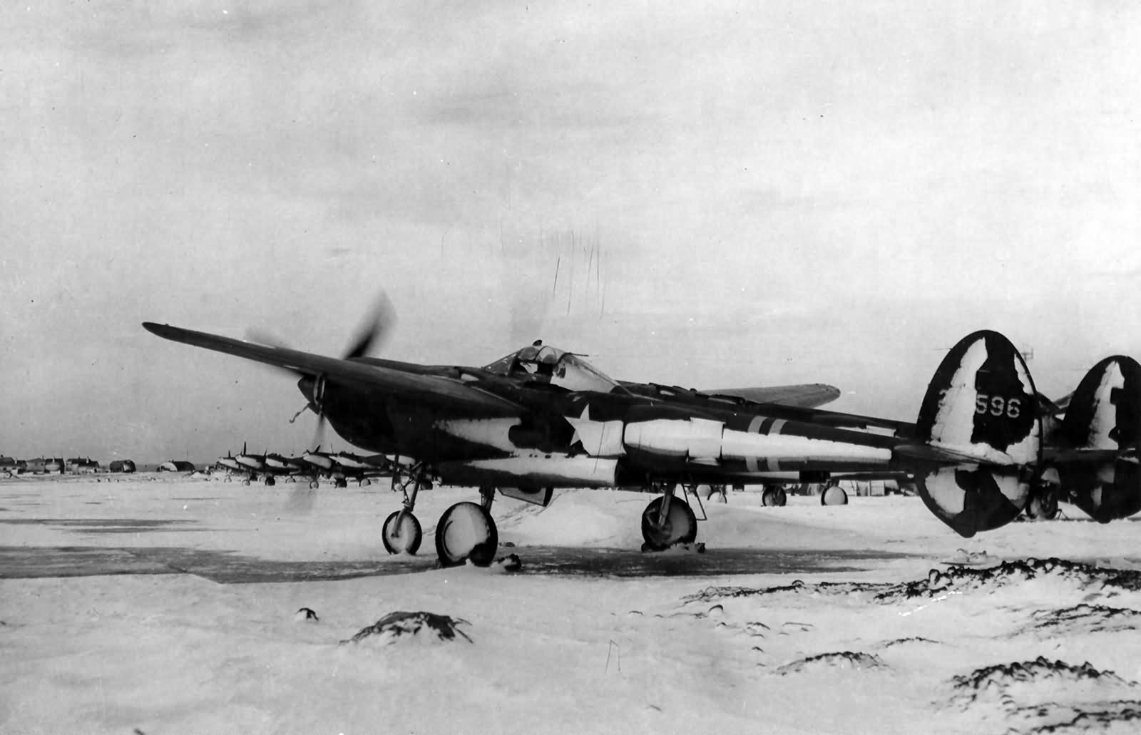 P-38F Lightning 42-12596 of the 50th FS 342nd Composite Group Reyjkavik Iceland