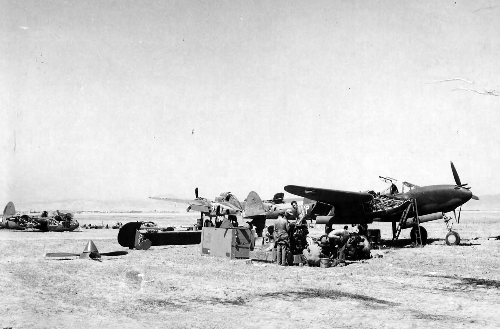 P-38G Lightning 42-13036 of the 95th FS 82nd Fighter Group, North Africa