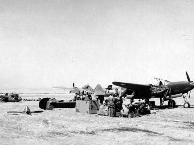 P-38G Lightning 42-13036 of the 95th FS 82nd Fighter Group, North Africa