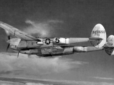 P-38J Lightning 43-28650 of the 27th FS 1st FG