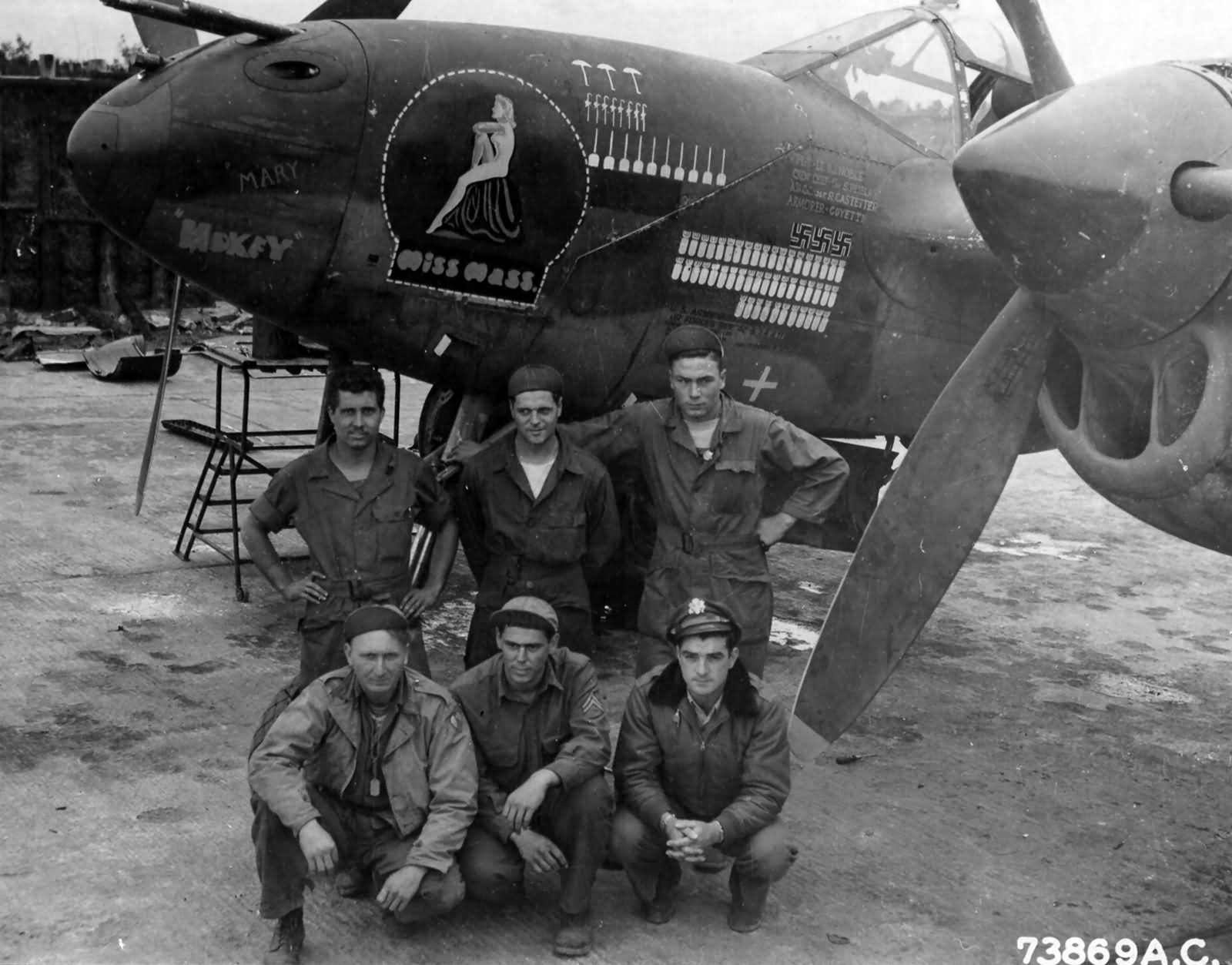 P-38J Lightning serial 42-67449 of the 367th Fighter Group