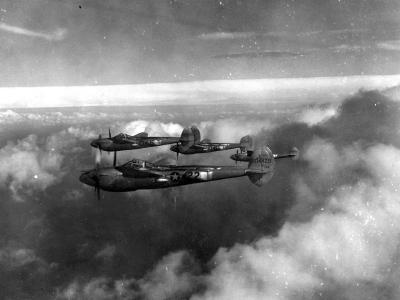 P-38J Lightnings 1st FG Formation 42-104428