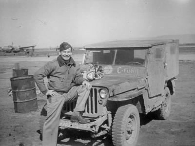 P-38L Lightning Capt Watson 1st FG and Jeep