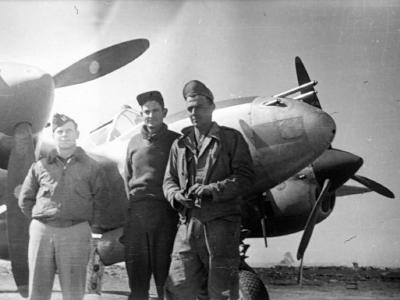 P-38L Lightning Capt Watson and crew 1st FG