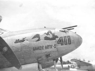 P-38L Lightning Hawkeye Hattie II 18th FG Nose Art 411
