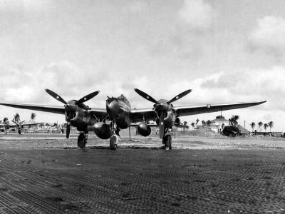 P-38L Lightning of the 433rd FS 475th Fighter Group, Lingayen 28 August 1945