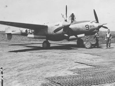 P-38 42-104076 14th FG 48th FS
