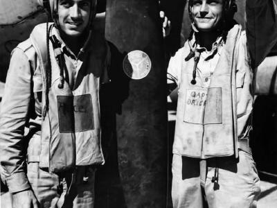 P-38 Lightning Capt Robert Achenbrener and Capt. William Drier 49th FG 1944 Pacific