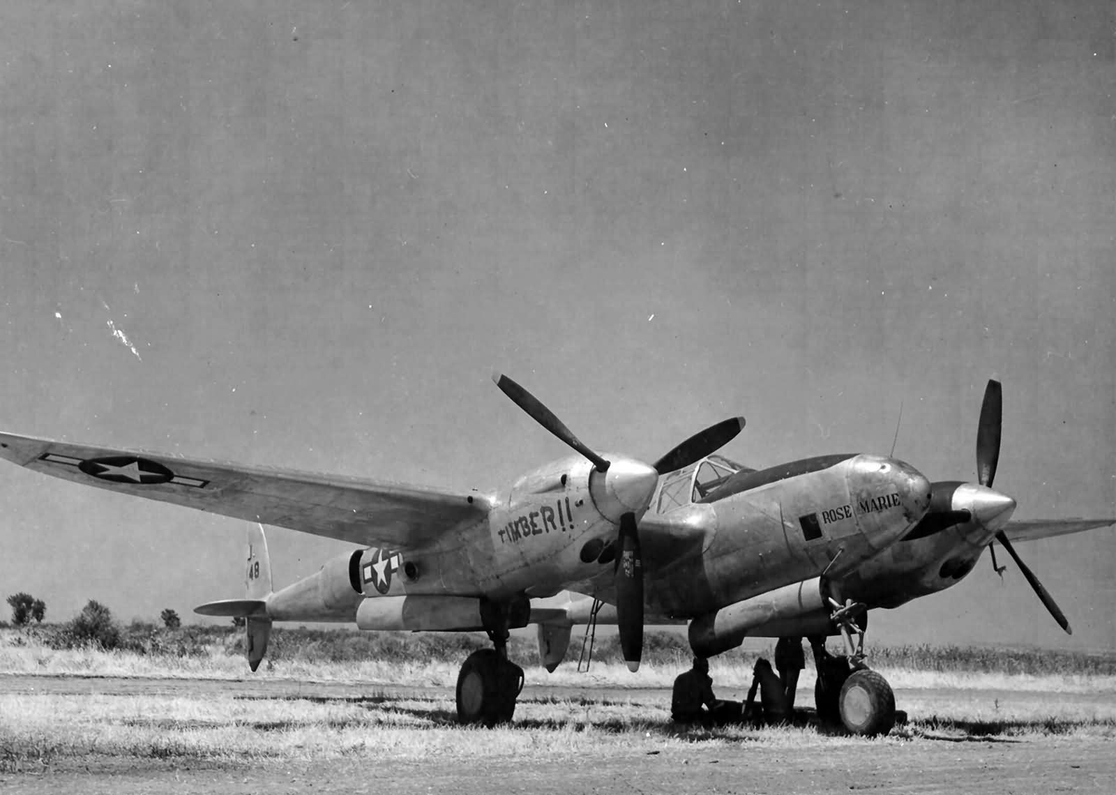 F-5 Lightning „Rose Marie Timber” Of the 90th Photo Reconn Wing Italy