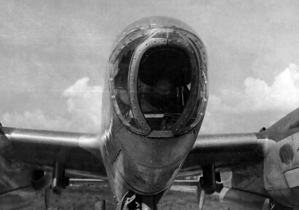 P-38 Lightning with bombadier nose
