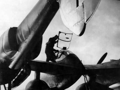 early model P-38 Lightning of the 55th FS 20th Fighter Group