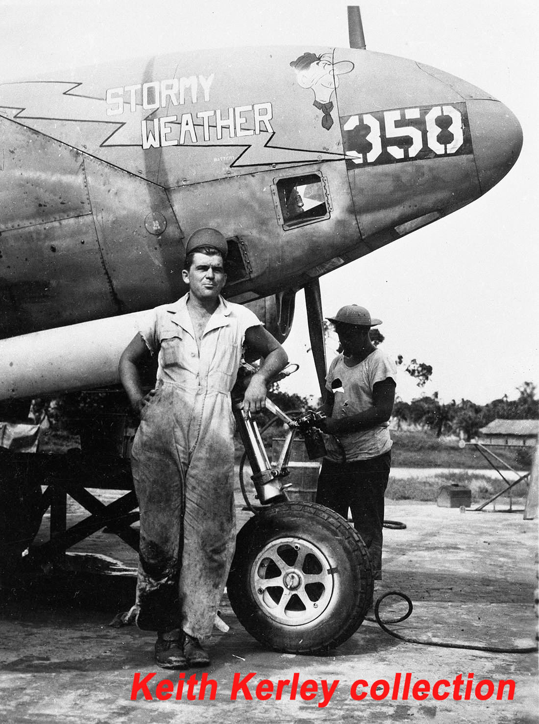 Lockheed F-5B Lightning named Stormy Weather, September 1944