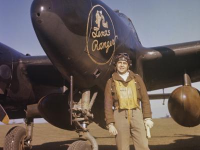 P-38H 42-67074 Texas Ranger with Lt Col Jack S Jenkins October 1943 
