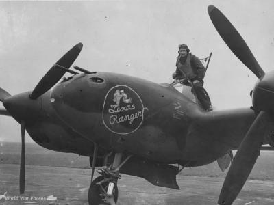 P-38H 42-67074 Texas Ranger with Lt Col Jack S Jenkins October 1943 