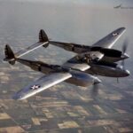 YP-38 in flight