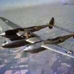 YP-38 in flight