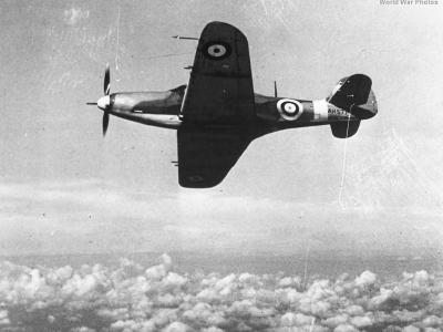 British Airacobra Mk I AH577 of No 601 Squadron RAF