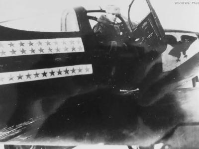 Ace N.D. Gulayew with P-39