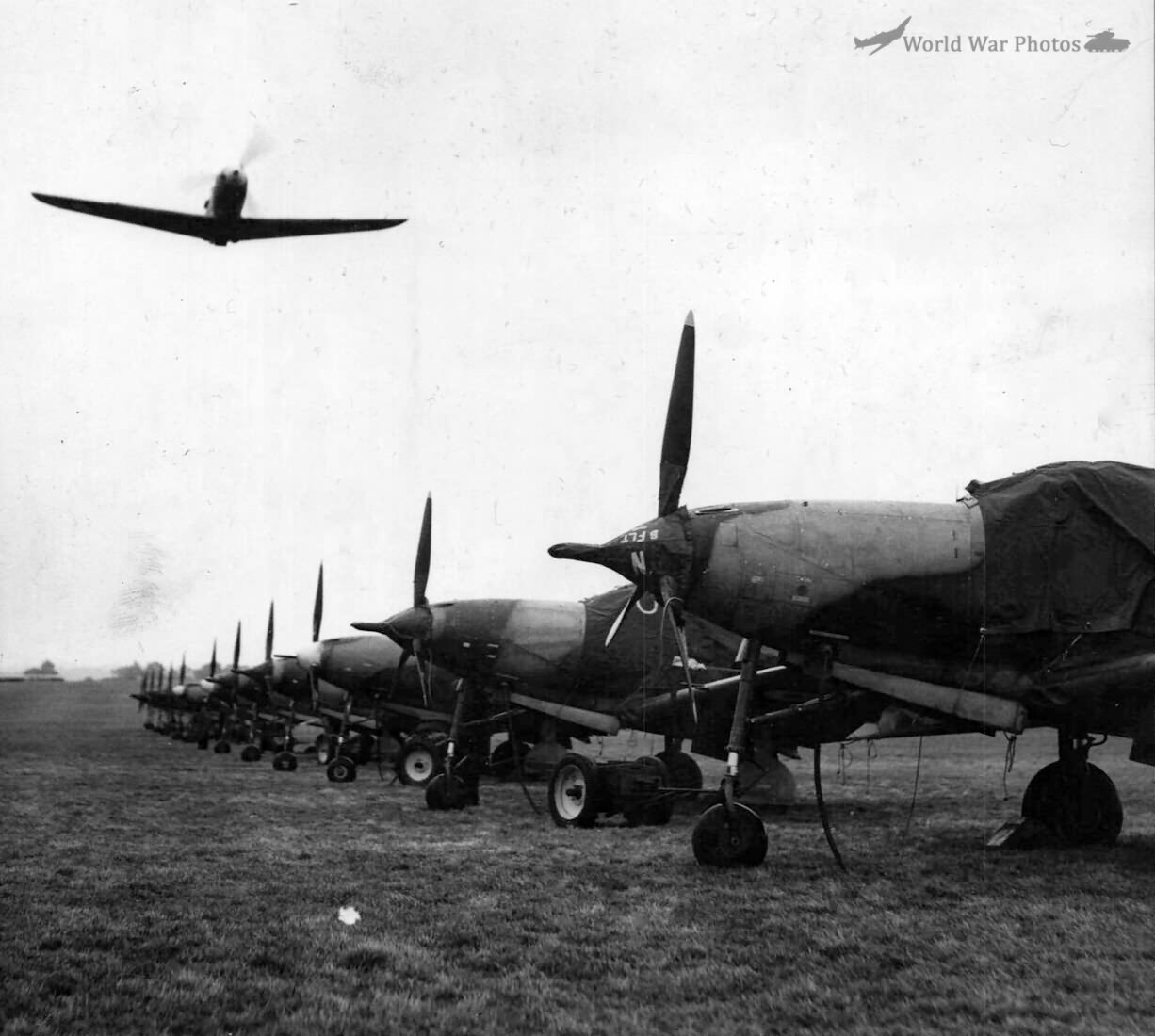 601 Squadron parade at Duxford
