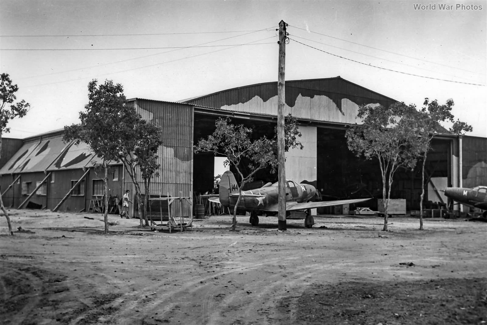 Bell P-400 at the 4th Air Depot in Townsville, Australia