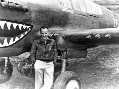 Capt John Hampshire 23rd FG 75 FS Flying Tigers and P-40K Warhawk China 1943