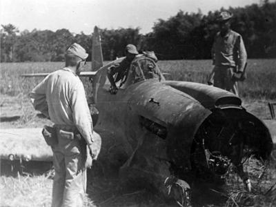 Curtiss P-40E Warhawk 51st fighter group CBI shot down