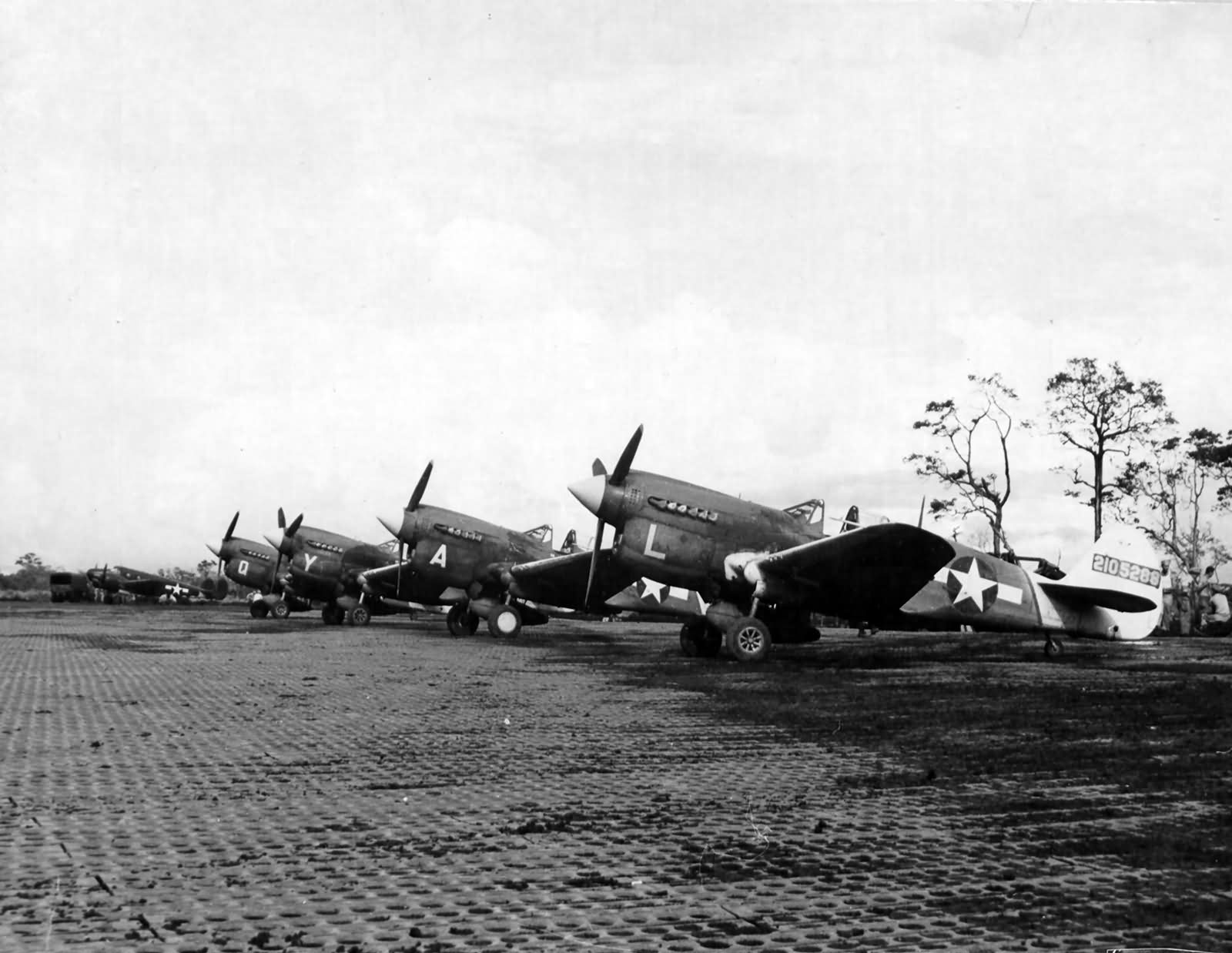 Curtiss P-40N 8th Fighter Group at Cape Gloucester New Britain