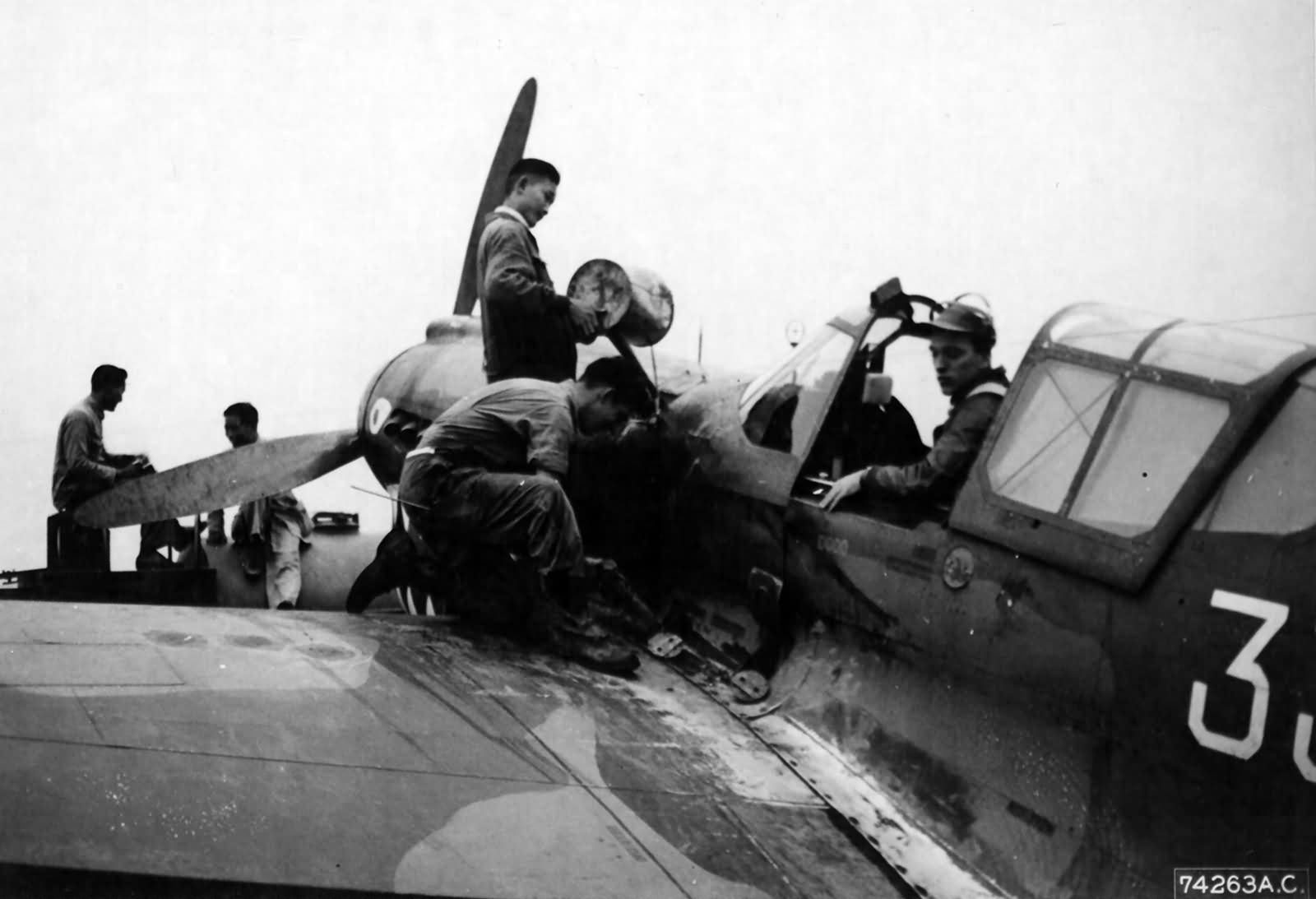 P-40E #33 of the 16th Fighter Squadron, 23rd Fighter Group 22 October 1942