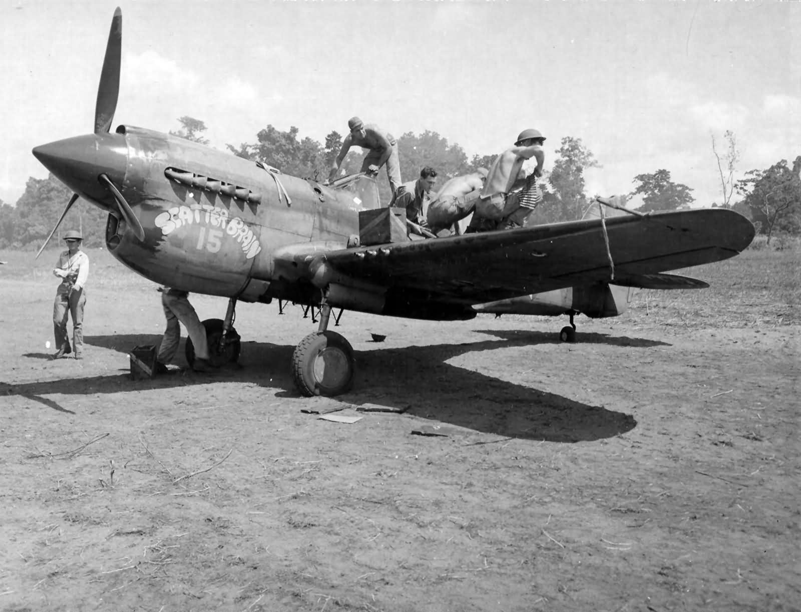 P-40E of the 9th Fighter Squadron 49th Fighter Group