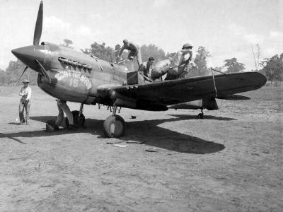 P-40E of the 9th Fighter Squadron 49th Fighter Group