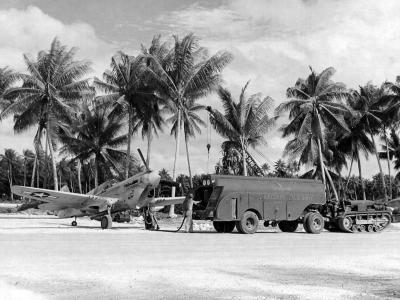 P-40N Lackanooki of the 45th Fighter Squadron, 15th Fighter Group Nanumea Ellice Islands