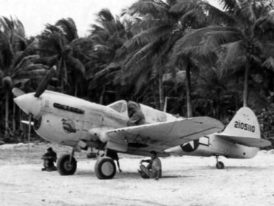 P-40N Warhawk 15th FG on Mankin Island 42-105110
