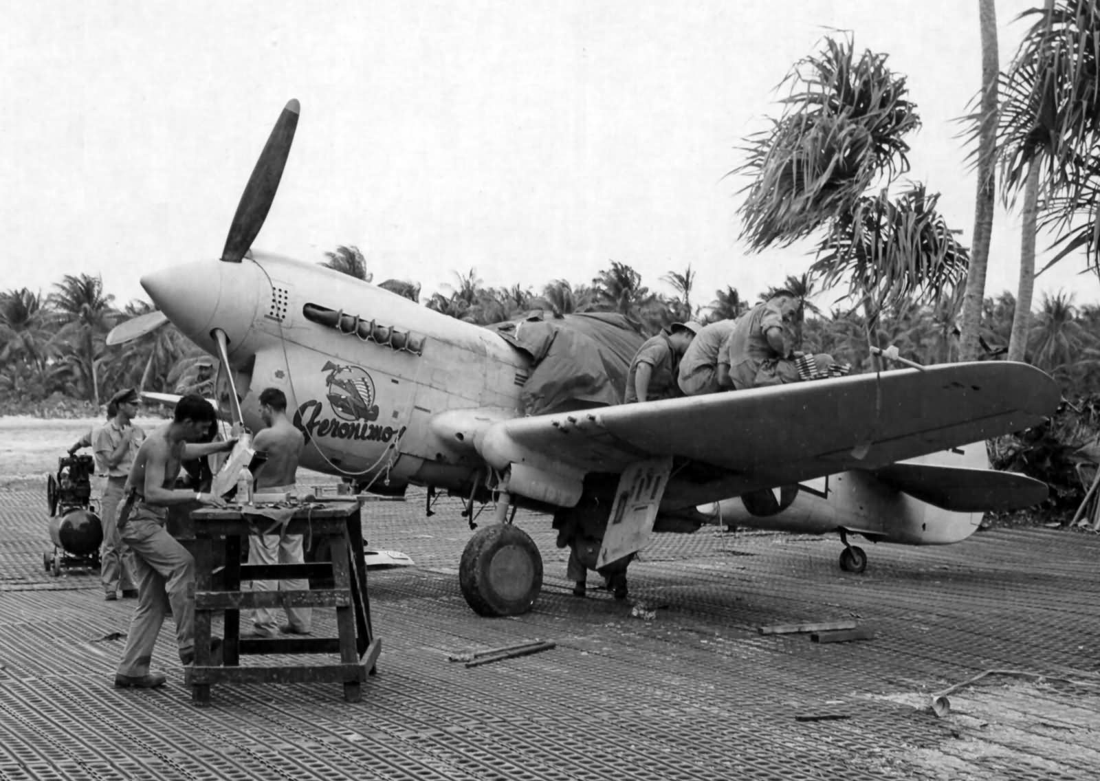 P-40N Warhawk 15th FG on Mankin Island in the Central Pacific 1943