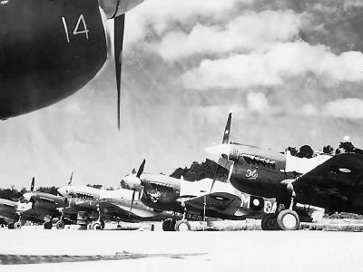 P-40N Warhawks RAAF 75 Squadron