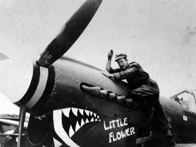 P-40 named „Little Flower” of the 51st FG Kunming