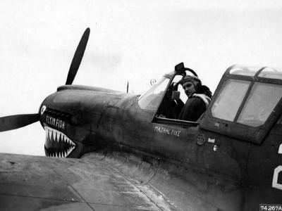 P-40 Maj Harry Pike, 16th Fighter Squadron 23rd Fighter Group