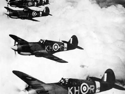 P-40 Tomahawks of No. 403 Squadron RCAF Based at Baginton 1941