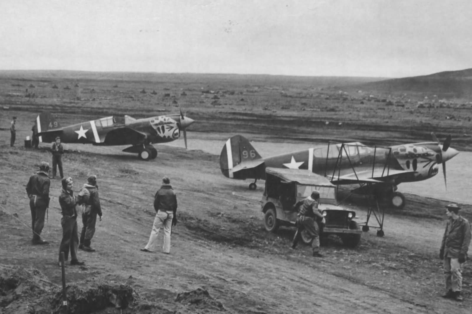 P-40 of 343rd Fighter Group Aleutian Tigers