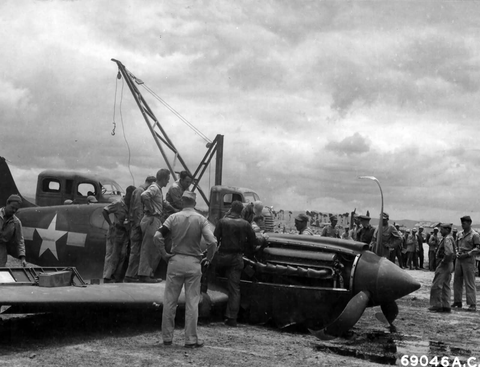 P-40 Which Crashed During A Forced Landing 14th AF China