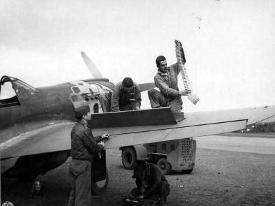 P-40 pilot lt James Perryman 11th Fighter Squadron 343rd FG