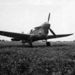 Curtiss P-40K Of The 64th Fighter Squadron, 57th Fighter Group At Its Base In North Africa