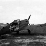 December 7, 1941 Wrecked P-40 #337 at Belows Field 2