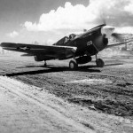 P-40 on Munda airstrip August 1943