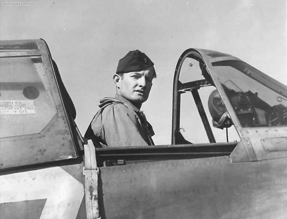 Lt Noyes Livingston land at the newly completed Nettuno airport 44